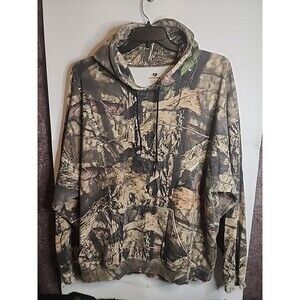 Mossy Oak Men’s 2XL Pullover Hoodie Camouflage Camo Sweatshirt Hunting